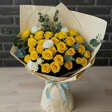 Букет цветов из:  Розы #REPLACE_PRED# Октябрьском Челябинская область