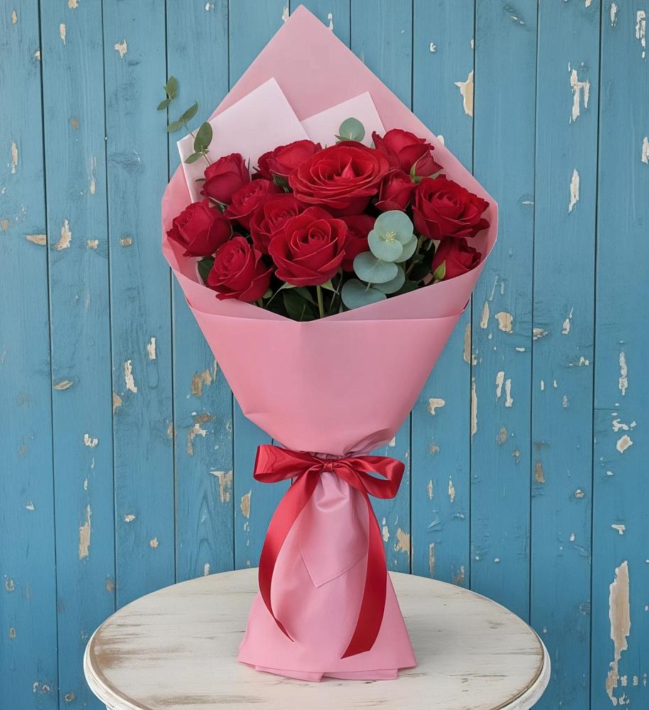 Букет цветов из: Розы в Октябрьском Челябинская область