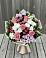 Букет цветов из: Альстромерии, Гвоздики, Розы и Хризантемы в Октябрьском Челябинская область