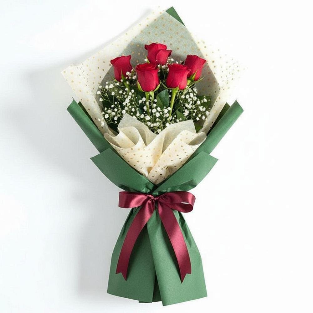 Букет цветов из: Розы в Октябрьском Челябинская область