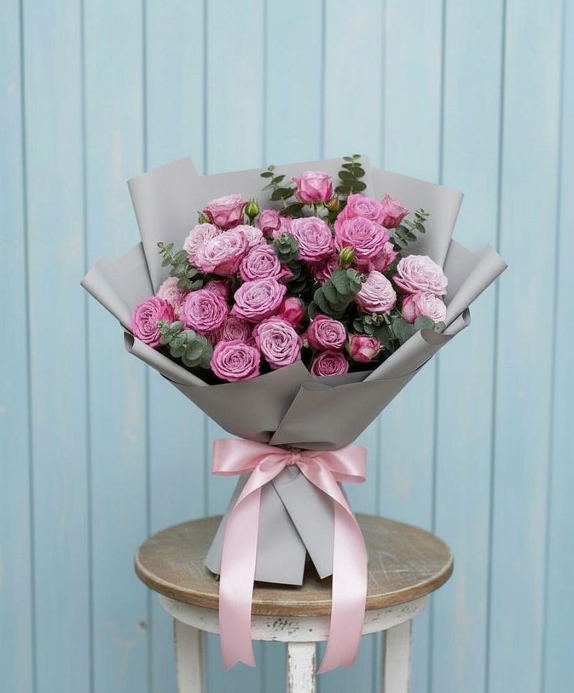 Букет цветов из: Розы в Октябрьском Челябинская область