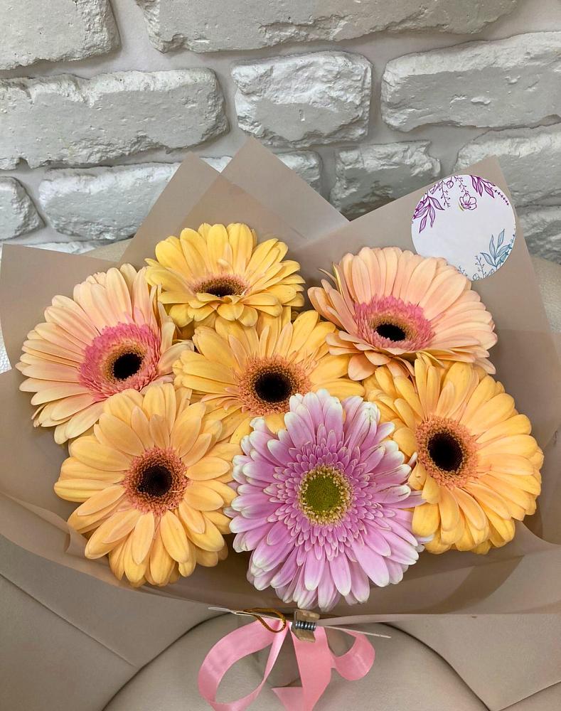 Букет цветов из: Герберы в Октябрьском Челябинская область