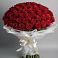 Букет 101 Красная роза Блэк Мэджик в Октябрьском Челябинская область
