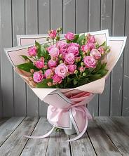 Букет Розовый кустик в Октябрьском Челябинская область
