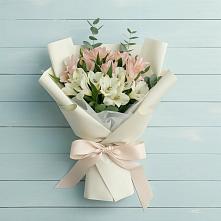 Букет цветов из:  Альстромерии #REPLACE_PRED# Октябрьском Челябинская область