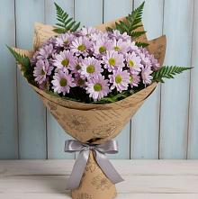 Букет цветов из:  Хризантемы #REPLACE_PRED# Октябрьском Челябинская область