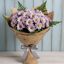 Букет цветов из:  Хризантемы в Октябрьском Челябинская область