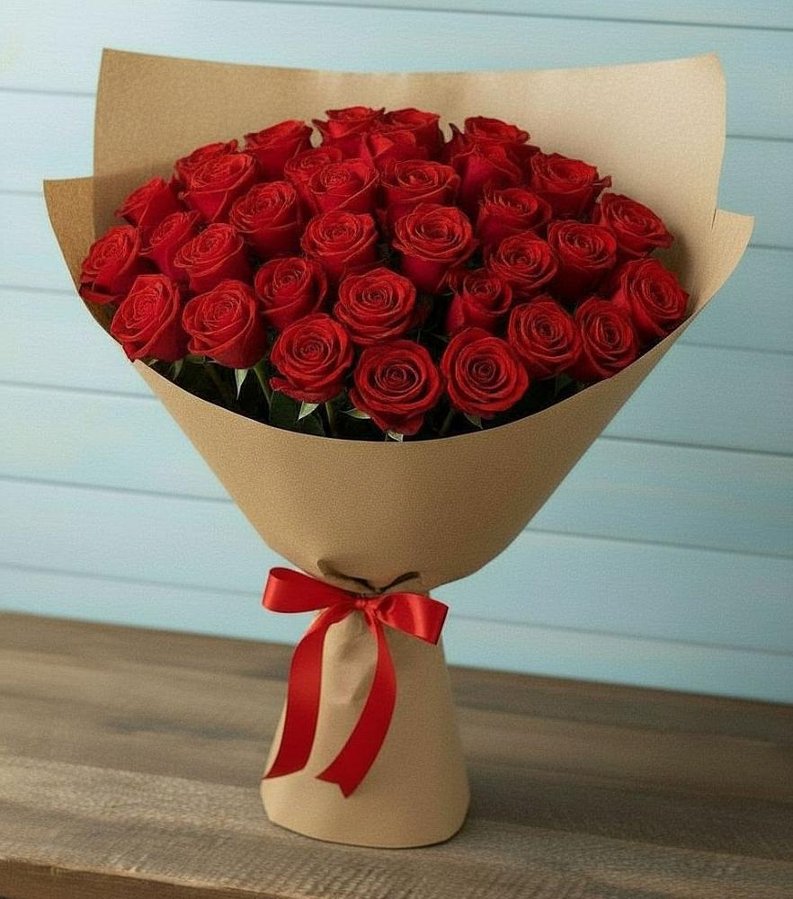 Букет Красные розы Милано в Октябрьском Челябинская область