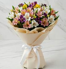Букет цветов из:  Альстромерии в Октябрьском Челябинская область