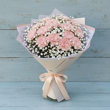 Букет цветов из:  Гвоздики в Октябрьском Челябинская область