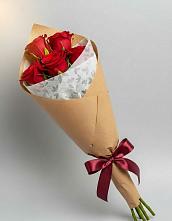 Букет цветов из:  Розы в Октябрьском Челябинская область