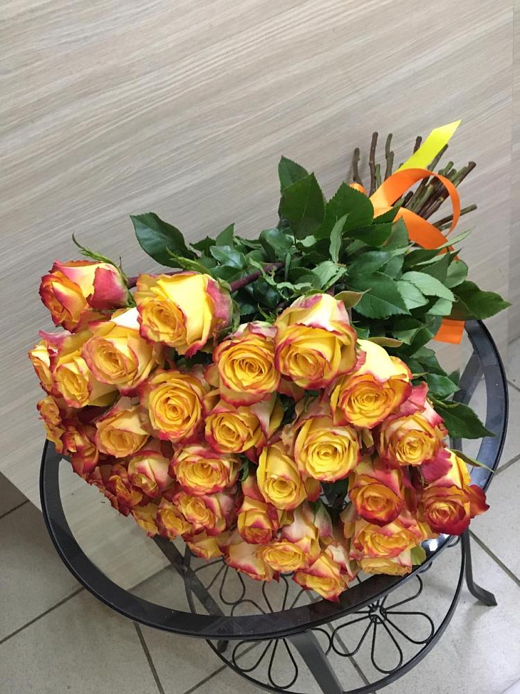 Букет Желтые розы в Октябрьском Челябинская область