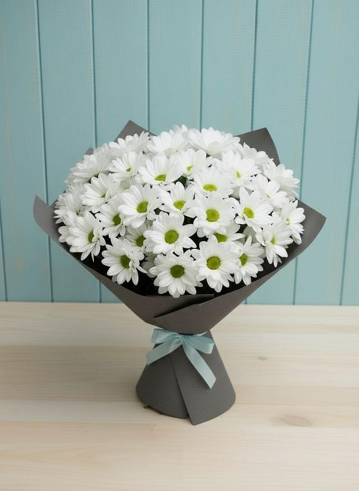 Букет цветов из: Хризантемы в Октябрьском Челябинская область