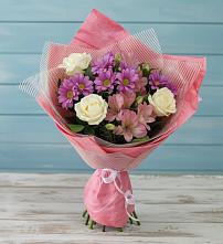 Букет цветов из:  Герберы #REPLACE_PRED# Октябрьском Челябинская область