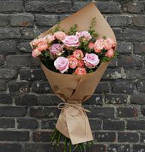Букет цветов из:  Розы в Октябрьском Челябинская область