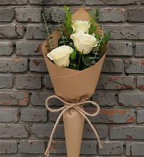 Букет цветов из:  Розы в Октябрьском Челябинская область