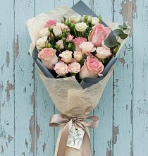 Букет цветов из:  Розы #REPLACE_PRED# Октябрьском Челябинская область