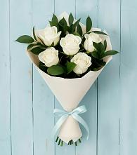 Букет цветов из:  Розы в Октябрьском Челябинская область