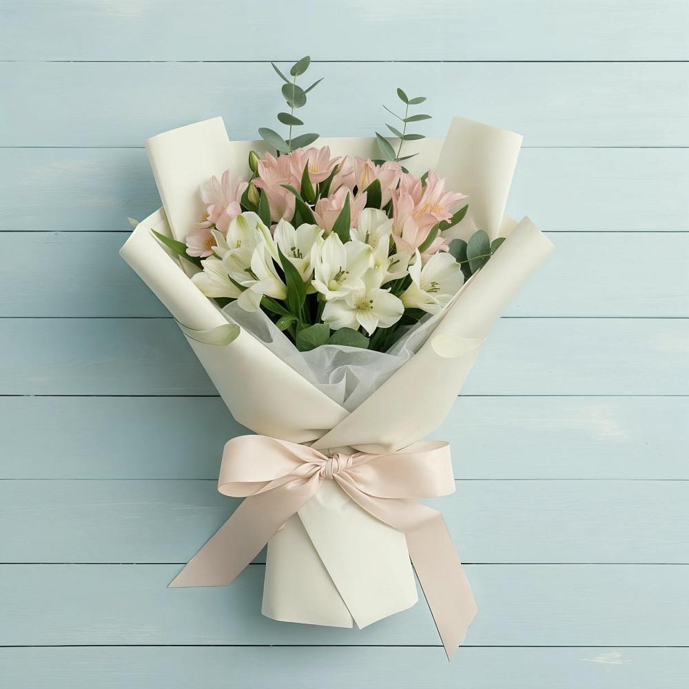 Букет цветов из: Альстромерии в Октябрьском Челябинская область