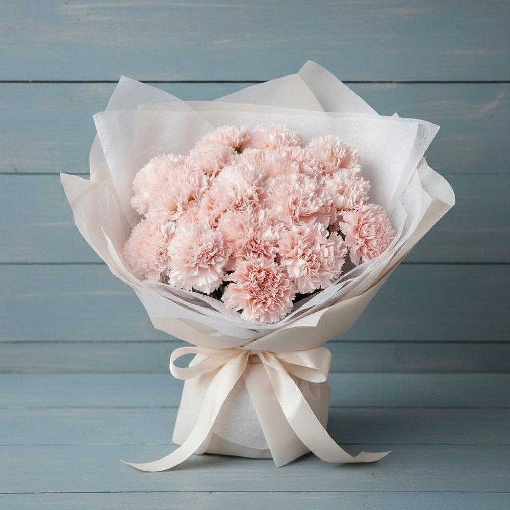 Букет цветов из: Гвоздики в Октябрьском Челябинская область