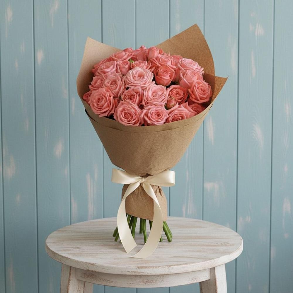 Букет цветов из: Розы в Октябрьском Челябинская область