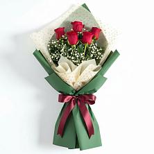 Букет цветов из:  Розы в Октябрьском Челябинская область