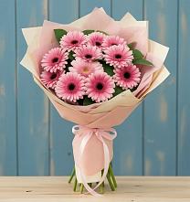 Букет цветов из:  Герберы в Октябрьском Челябинская область
