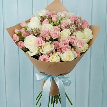Букет цветов из:  Розы #REPLACE_PRED# Октябрьском Челябинская область